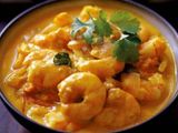 Curry Shrimps Platter