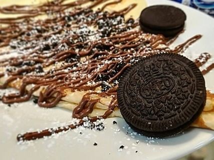 Nutella with Oreo Crepe