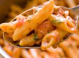 Pasta With Burger Pan