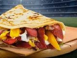 sausage crepe