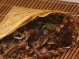 meat shawerma crepe