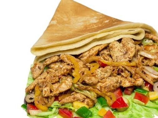chicken shawerma crepe