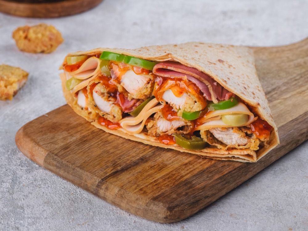 Chili Chicken Crepe