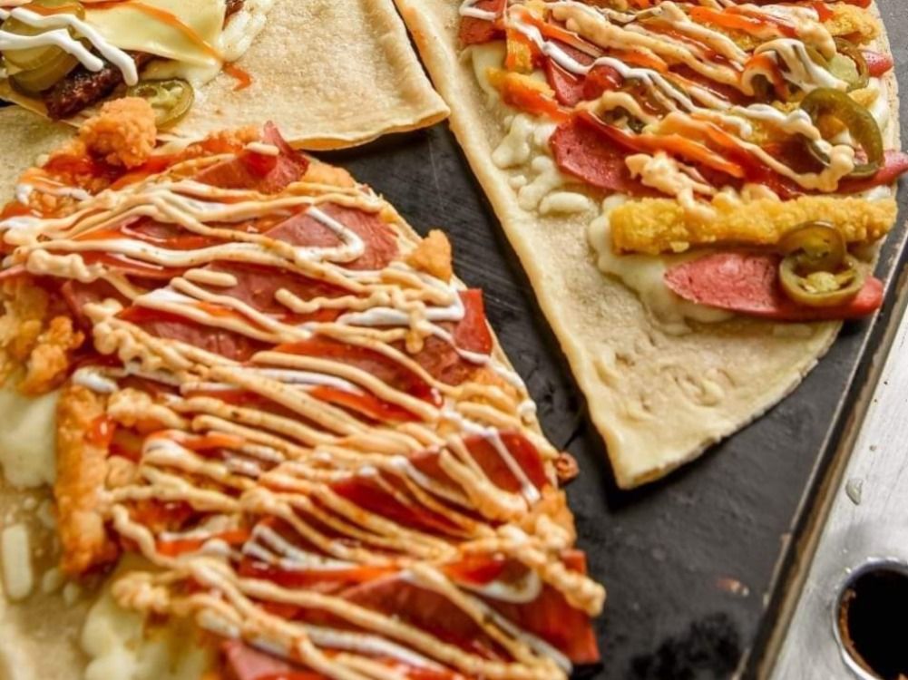 hot dog crepe