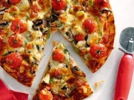 mushroom oriental pizza