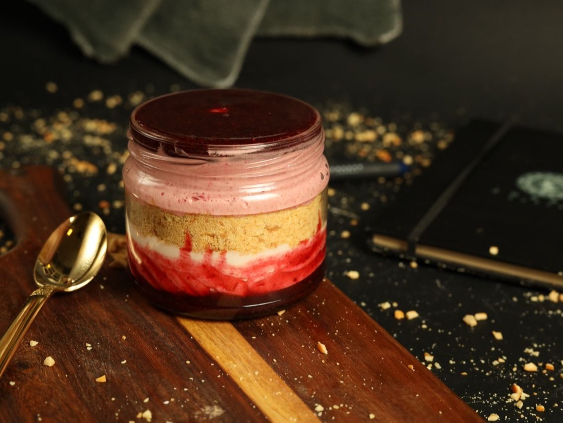 Strawberry Bisc Jar