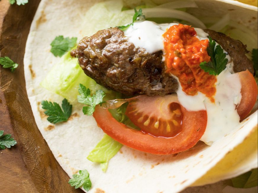 Kofta Wrap Sandwich Low CAL