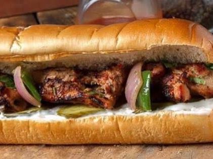 Shish Tawook sandwich