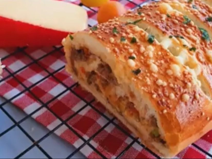 Broasted Stromboli Strips Sandwich