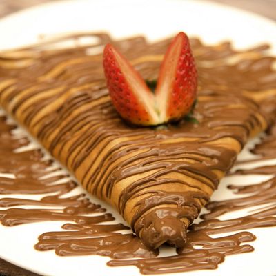 Chocolate And Lotus Pie