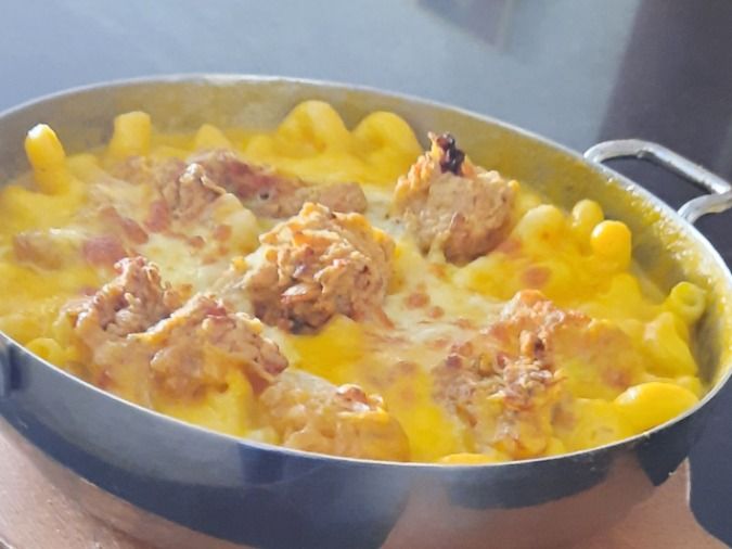 Mac Crispy Chicken Pasta