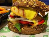 Turkey cheeseburger