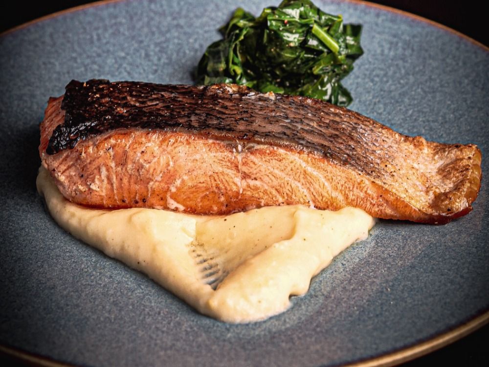 Grilled Salmon With Teriyaki Sauce