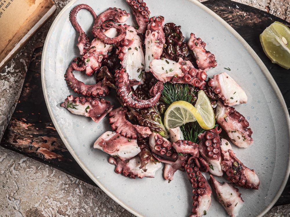 Octopus With Olive Oil