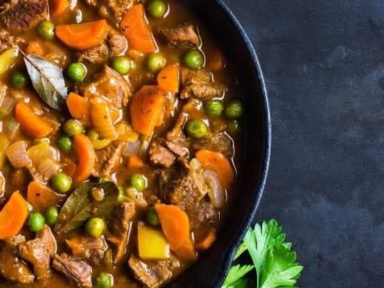 Peas With Oriental Meat Casserole