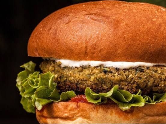 Green Burger Sandwich