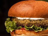 Green Burger Sandwich