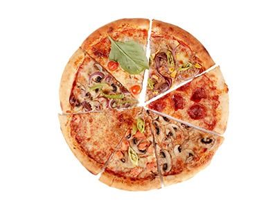 Half And Half Pizza
