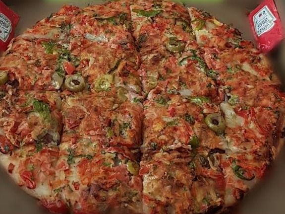 Shrimp Oriental Pizza