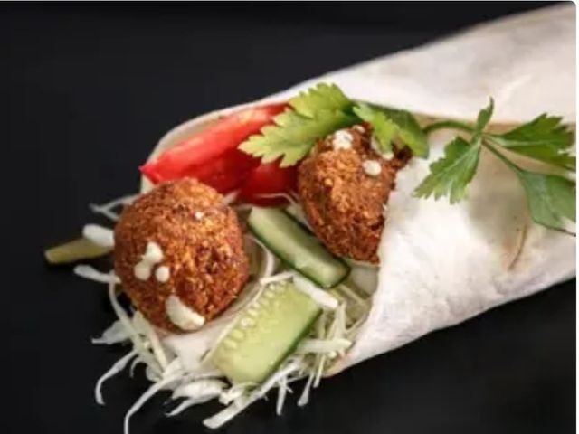 Egyptian Falafel Wrap
