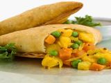Vegetable Sambousek With Soy Sauce
