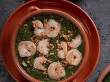 Molokhia With Shrimps Tajin