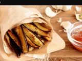 Potato Fingers With Eggplant Wrap