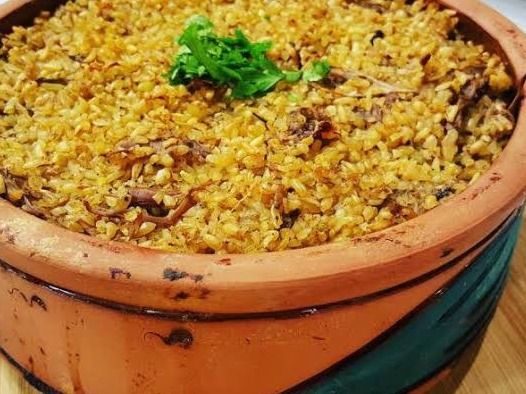 Grits Tagine With Baladi Sausage