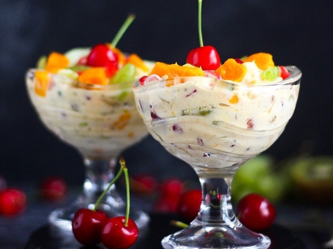Fruit Salad Ice Cream