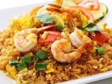 Curry Rice With Shrimp And Squid