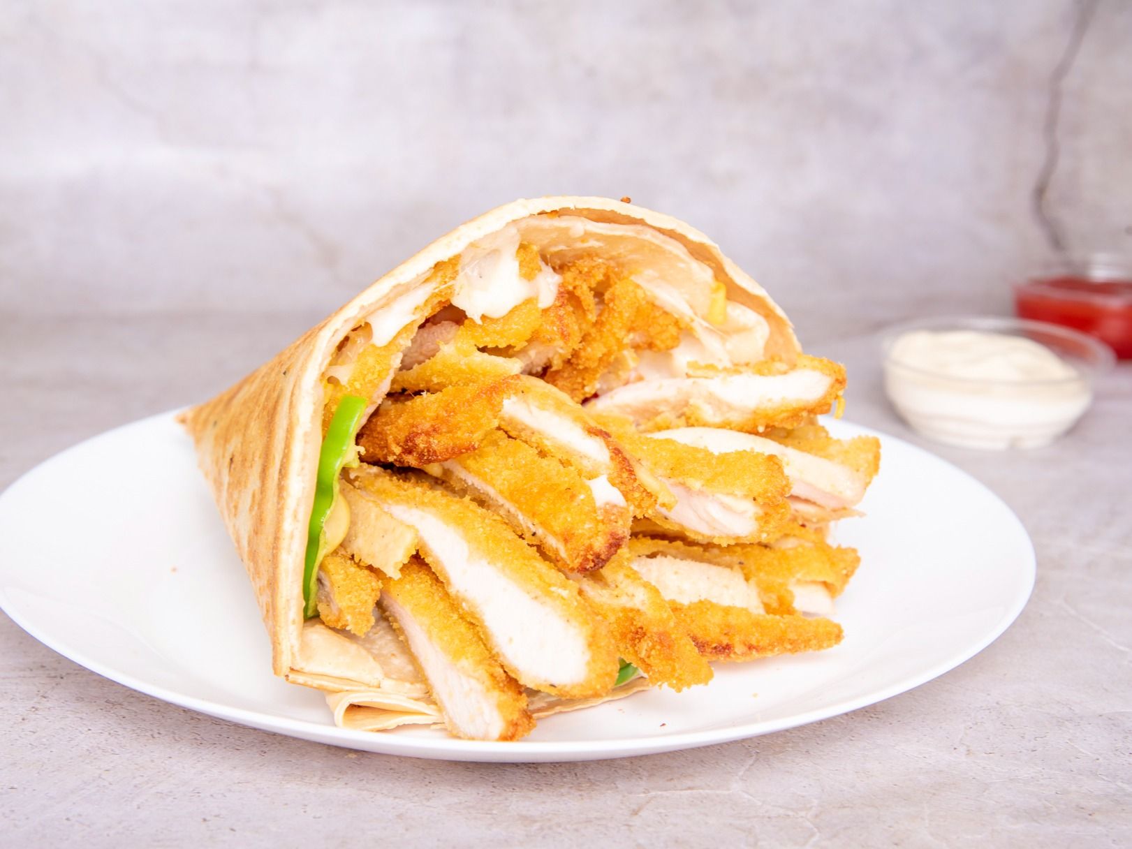Chicken Burger Crepe