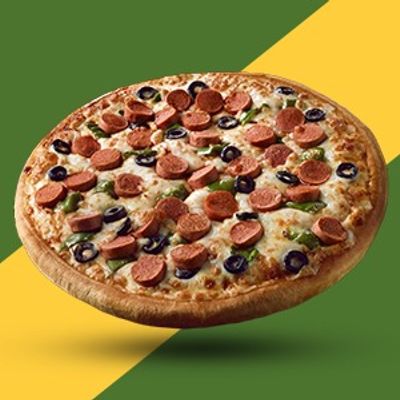 Large Hot Dog Pizza