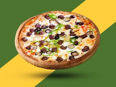 Large Oriental Sausage Pizza