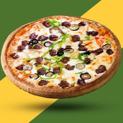 Large Oriental Sausage Pizza