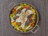 Half Stuffed Chicken With Vegetables
