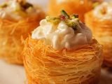 Konafa Bread With Cream