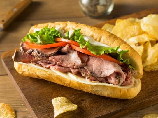 Cold Roast beef Sandwich