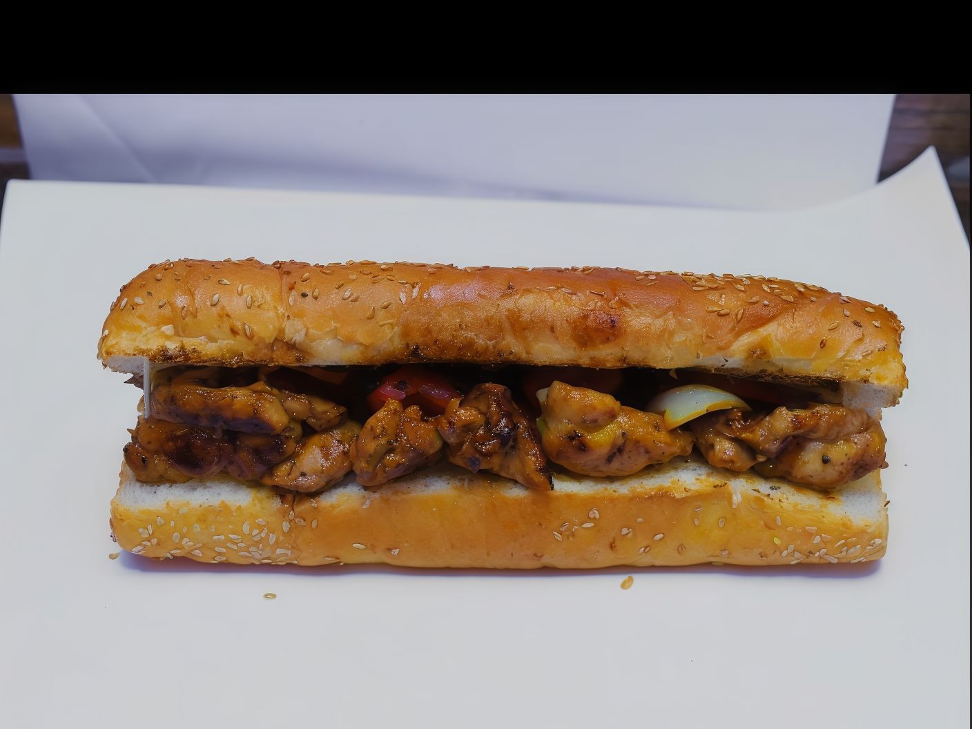 Shish Tawook French Bread Sandwich