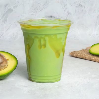 Avocado with yogurt and honey