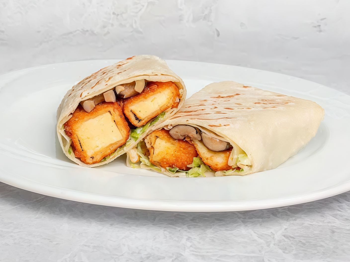 Cheddar Fried Cheese Sandwich