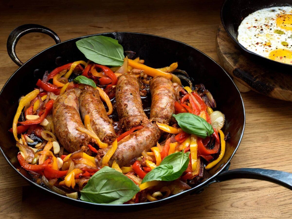 Oriental Sausage Sandwich