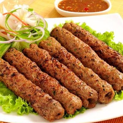 Healthy Grilled Kofta Meal