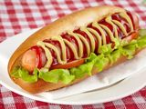 Bikini Hot Dog With Mozzarella Cheese Sandwich