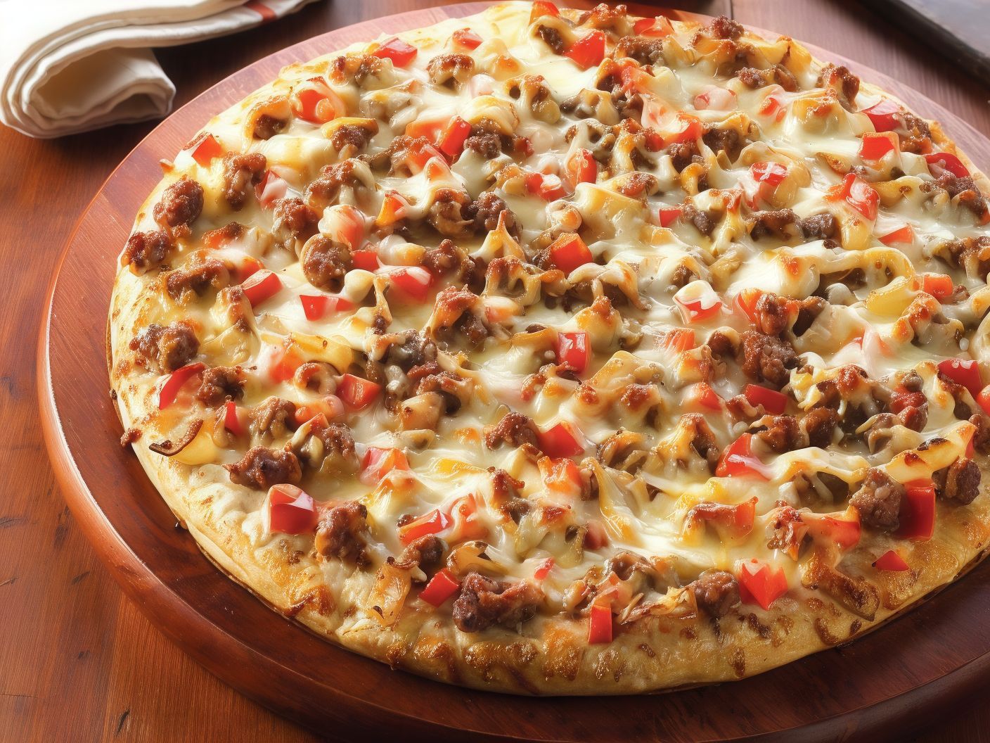 Minced Meat Pizza