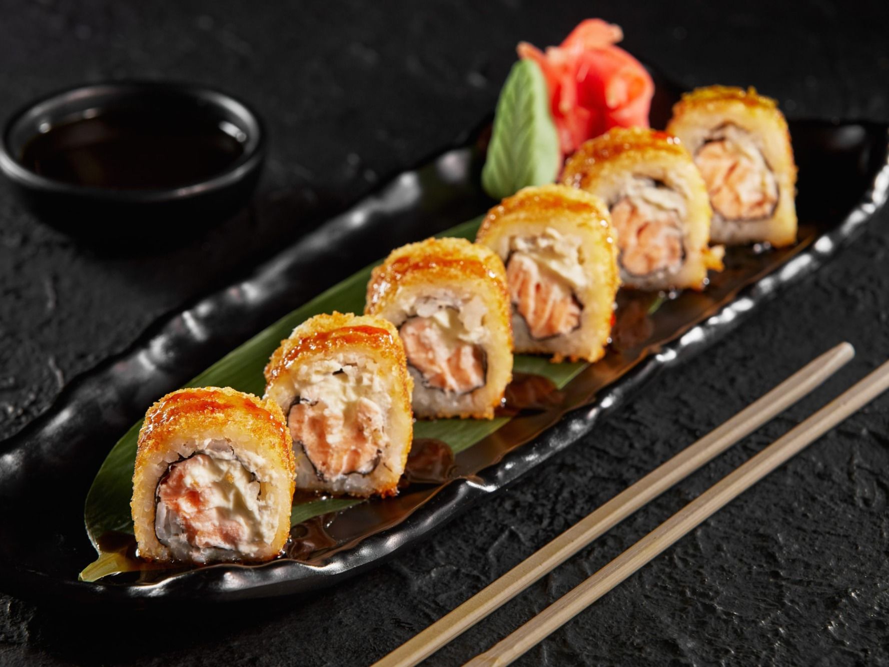 Ura Salmon Tempura
