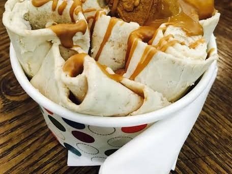 Banana Lotus Ice Cream Roll