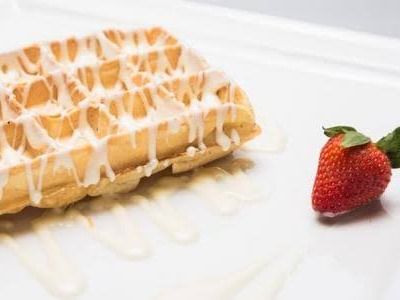 White chocolate Waffle