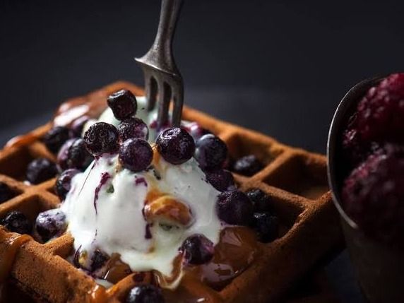 Berry Waffle