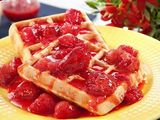 Strawberry waffle