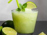 lemon with mint smoothie
